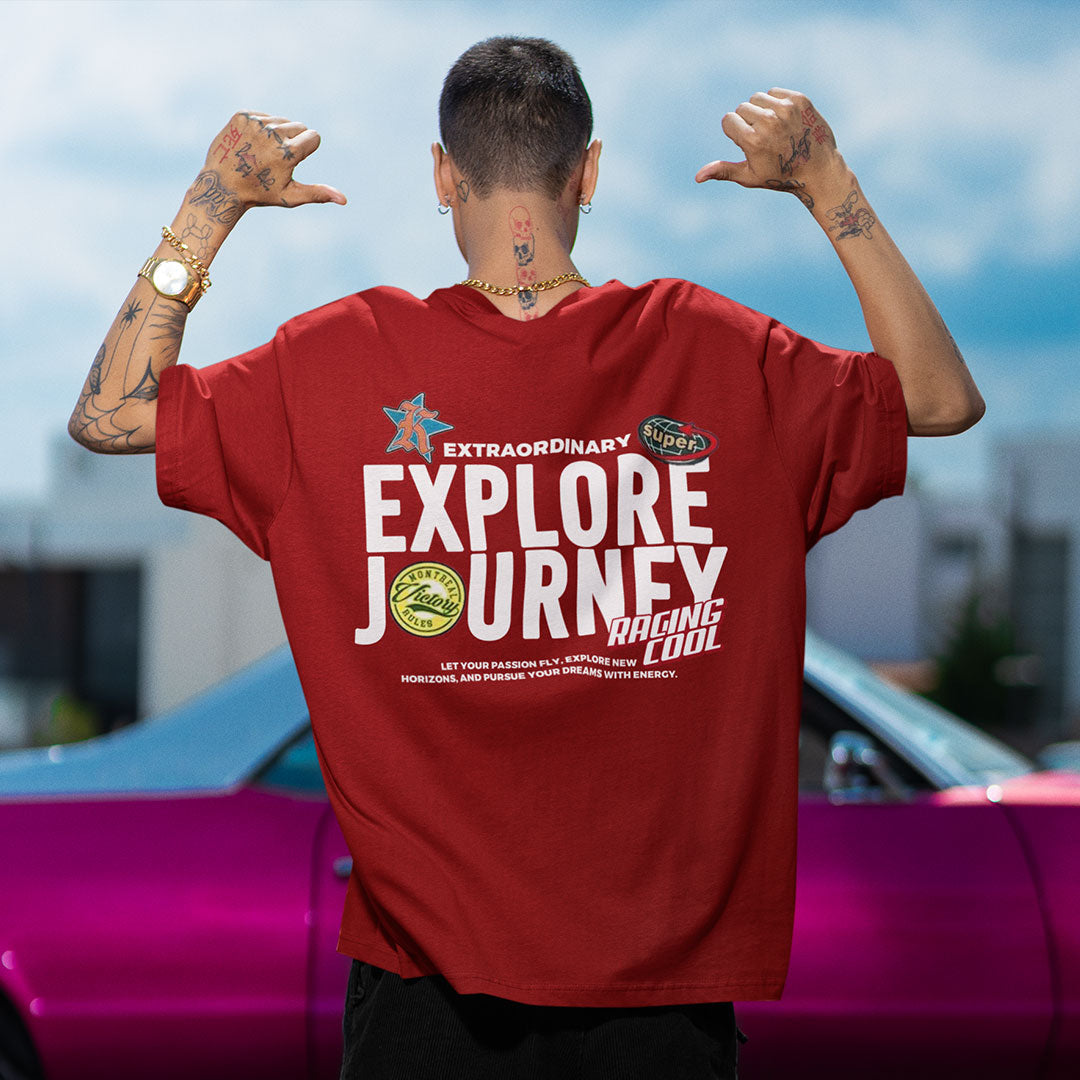 Explore Journey Oversized T Shirt