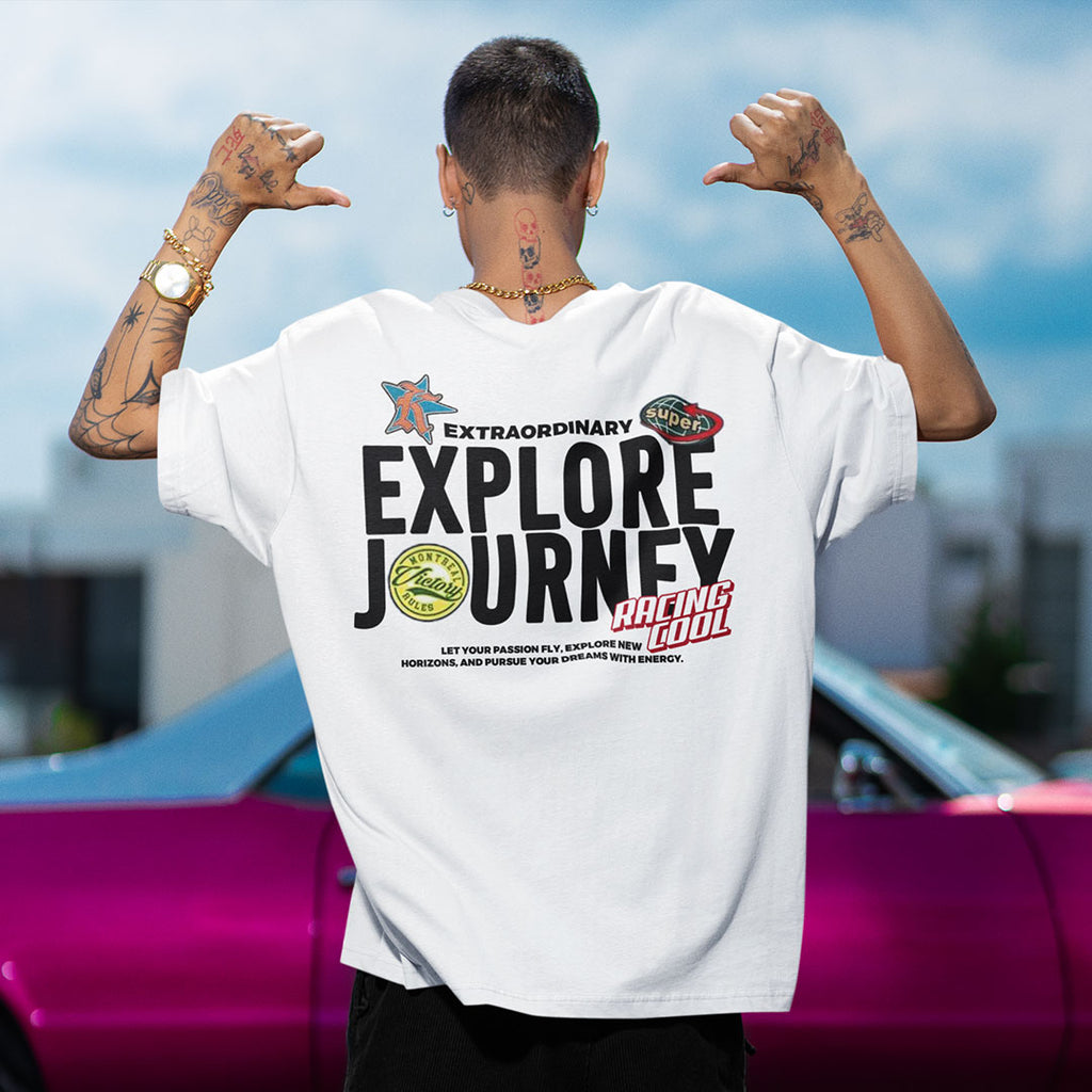 Explore Journey Oversized T Shirt