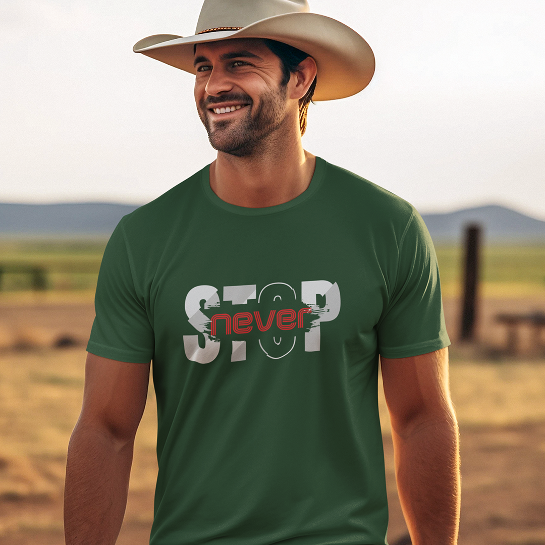 Never Stop - Men T Shirt