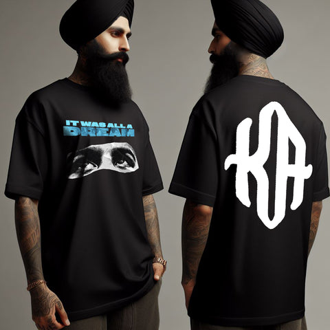 It was All a Dream - karan Aujla Oversized T-shirt