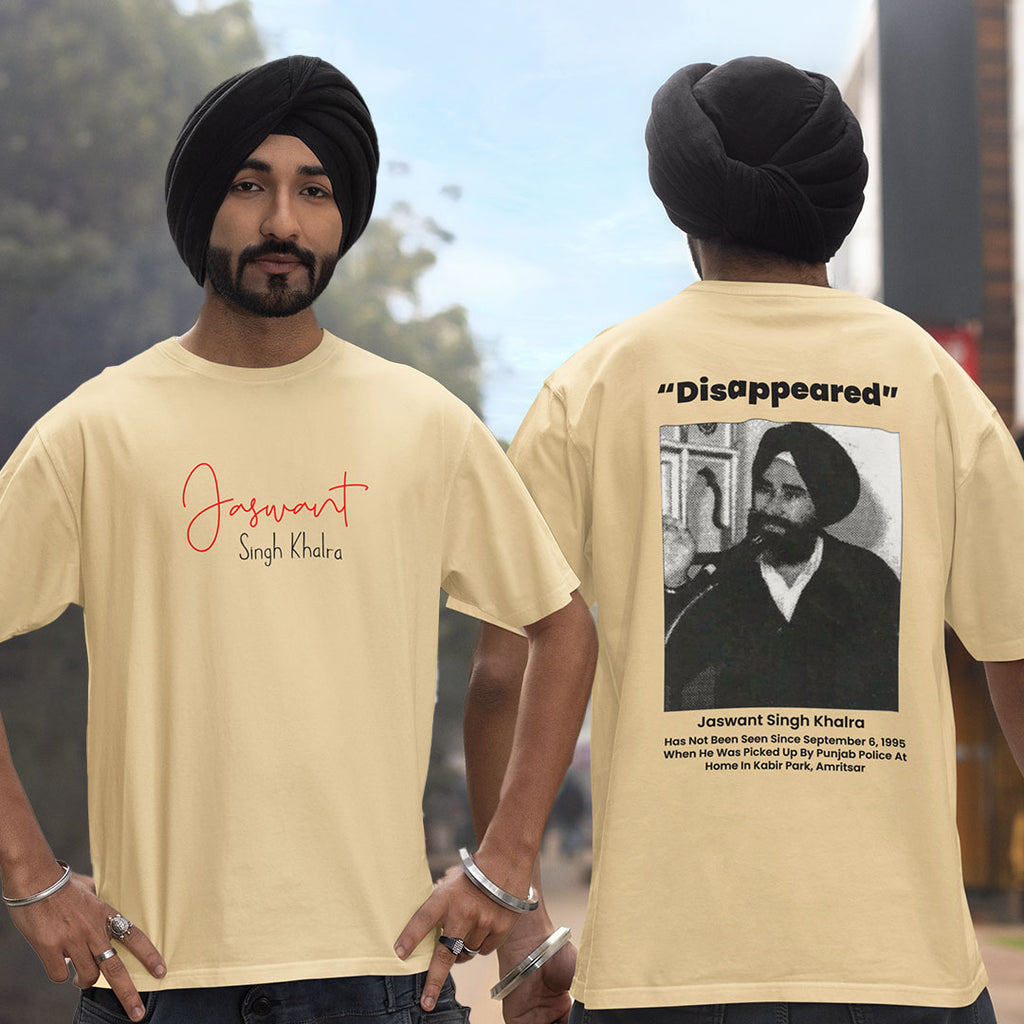 Jaswant Singh Khalra Disappeared Oversized T Shirt