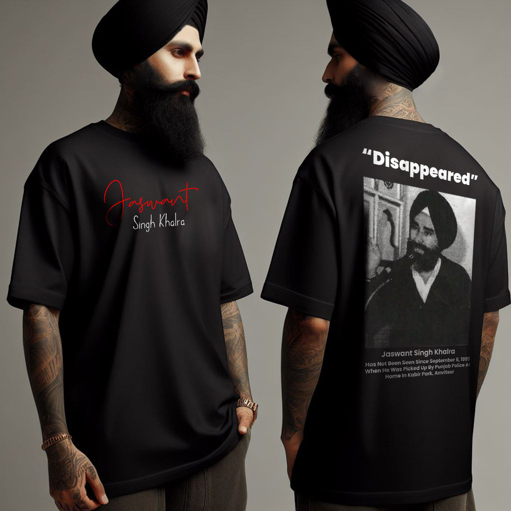 Jaswant Singh Khalra Disappeared Oversized T Shirt