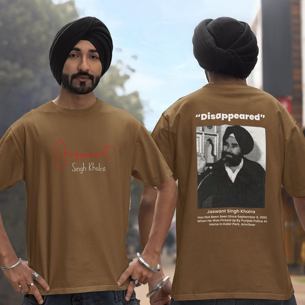 Jaswant Singh Khalra Disappeared Oversized T Shirt