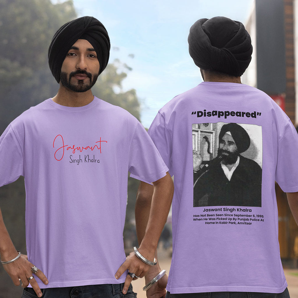 Jaswant Singh Khalra Disappeared Oversized T Shirt