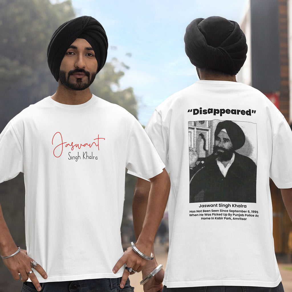 Jaswant Singh Khalra Disappeared Oversized T Shirt