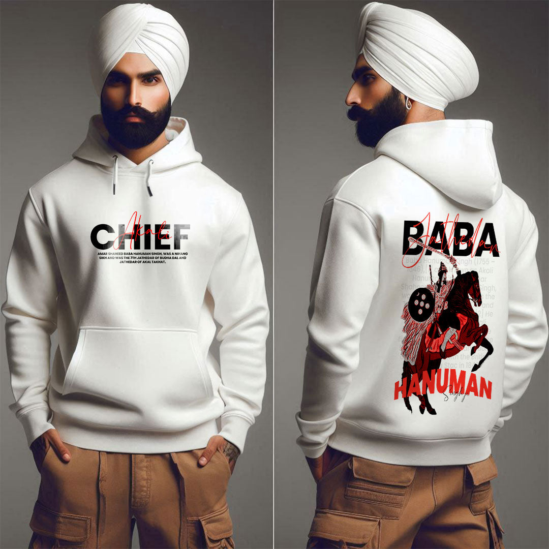 Jathedar Baba Hanuman Singh Ji Men Punjabi Hoodie