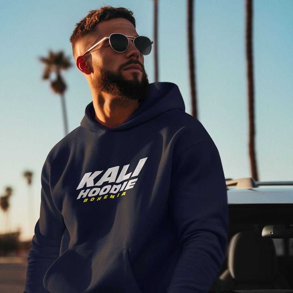 Kaali Hoodie Bohemia Song Men Blue Hoodie