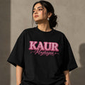 KAUR MAJHAJAN Women Oversized T Shirt