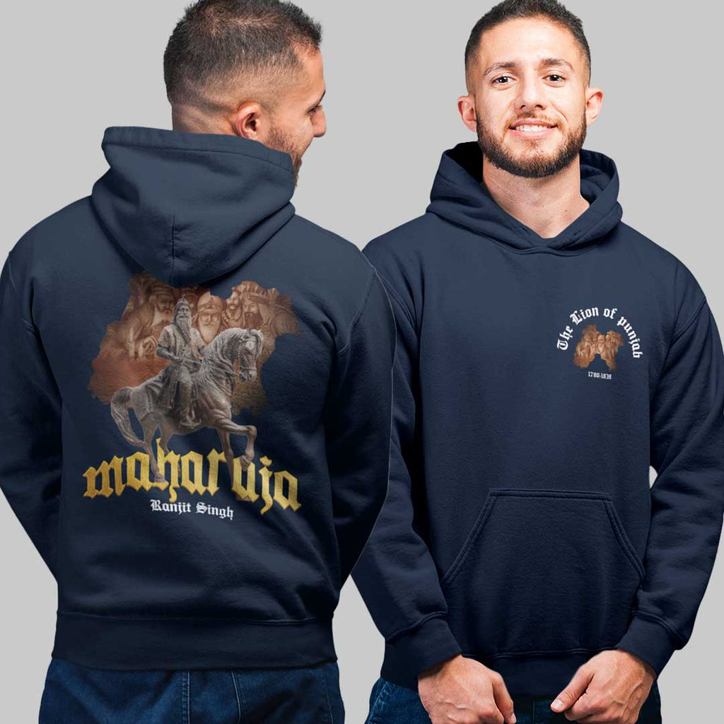 Maharaja Ranjit Singh Men Navy Blue Hoodie