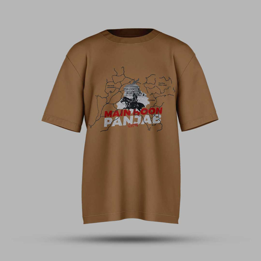 Main Hoon Punjab Oversized T Shirt