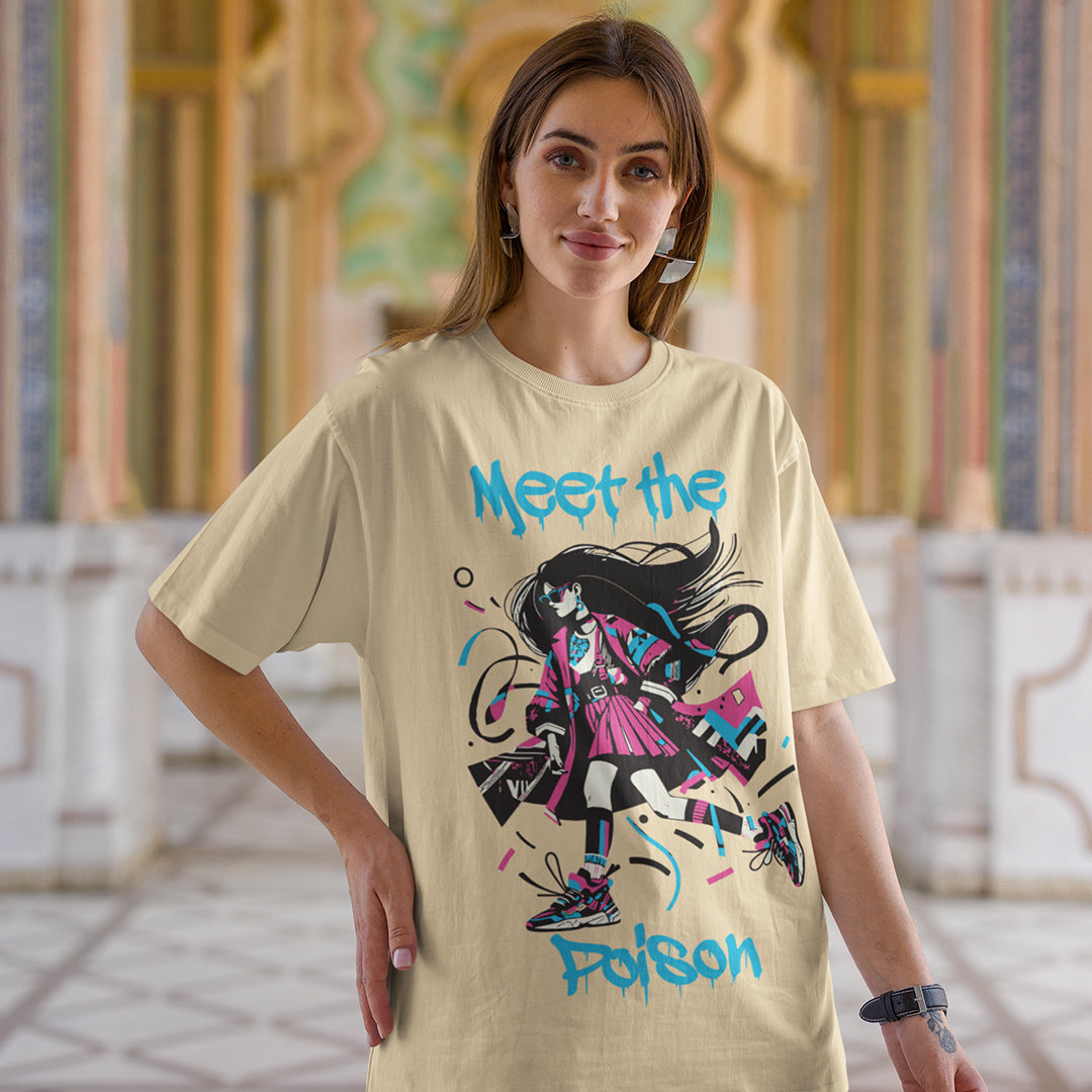 Meet The Poison Women Oversized T Shirt