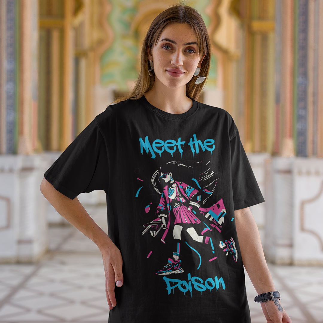 Meet The Poison Women Oversized T Shirt