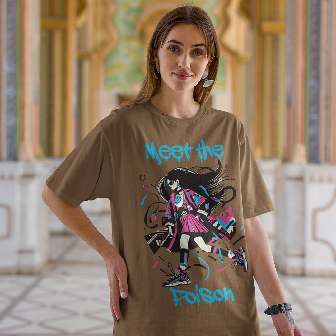 Meet The Poison Women Oversized T Shirt