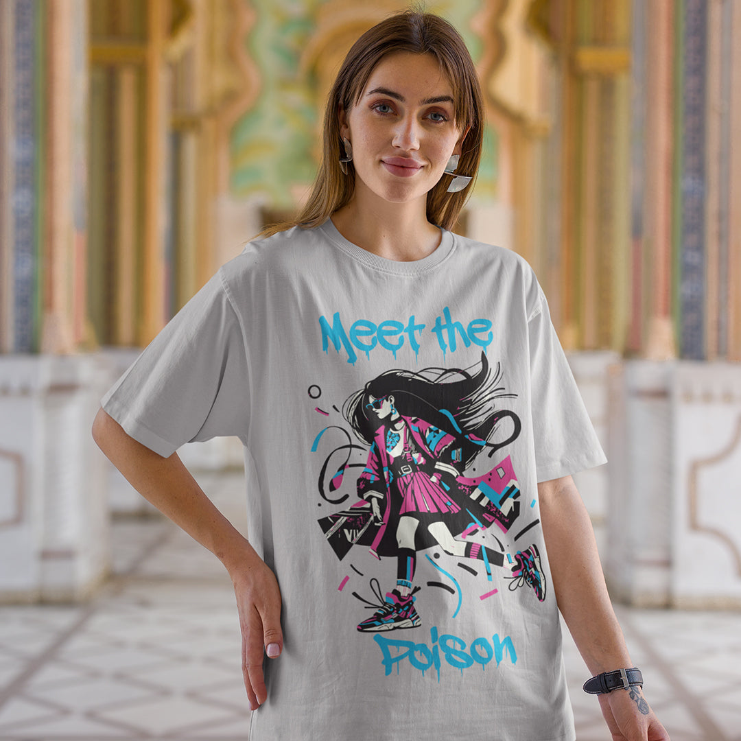 Meet The Poison Women Oversized T Shirt