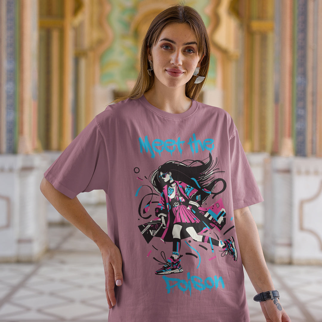 Meet The Poison Women Oversized T Shirt