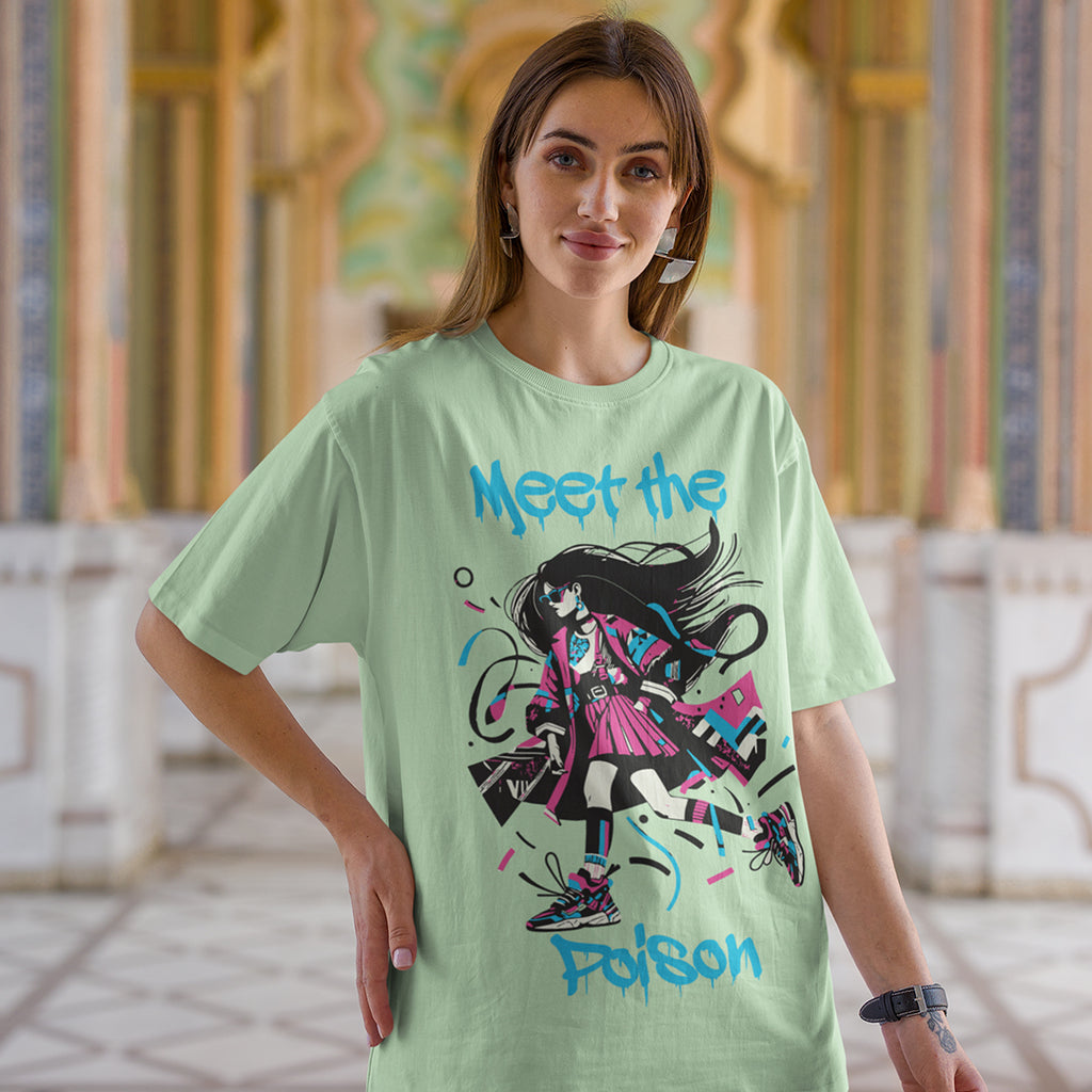 Meet The Poison Women Oversized T Shirt