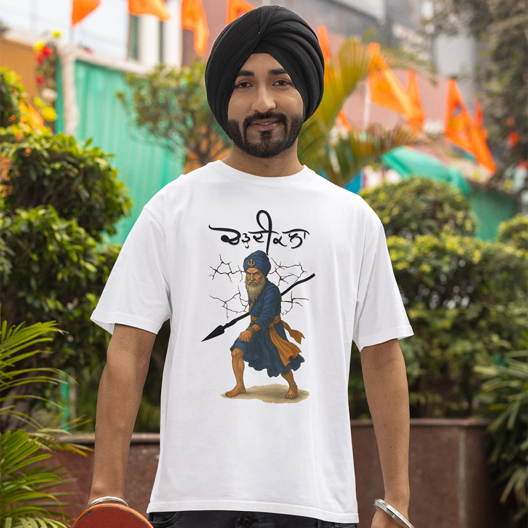 Nihang Singh Chardi Kala Oversized T Shirt