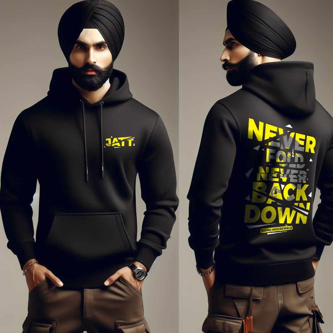 Never Fold Never Back Down Hoodie