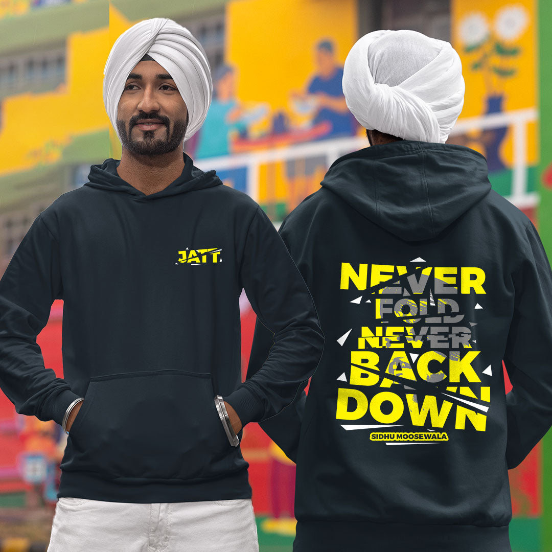 Never Fold Never Back Down Hoodie