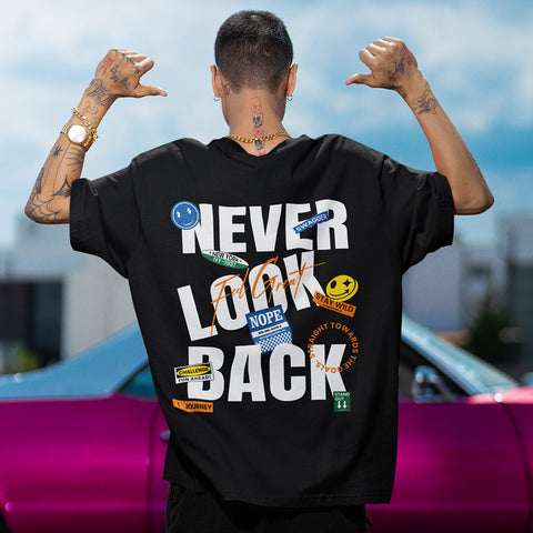 Never Look Back Oversized T Shirt