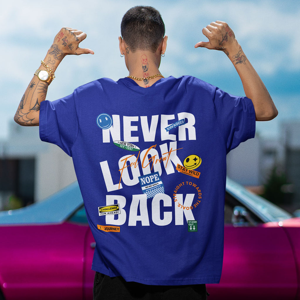 Never Look Back Oversized T Shirt