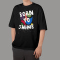 Born to Shine Diljit Dosanjh Men Punjabi Oversized T Shirts