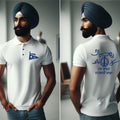Khalsa Flag - Hum Rakhat Patshahi Dawa Collar T Shirt