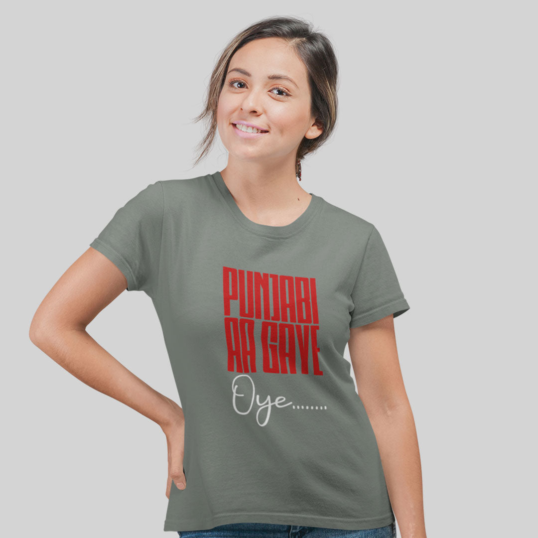 Punjabi Aagye Oye Women Tshirt