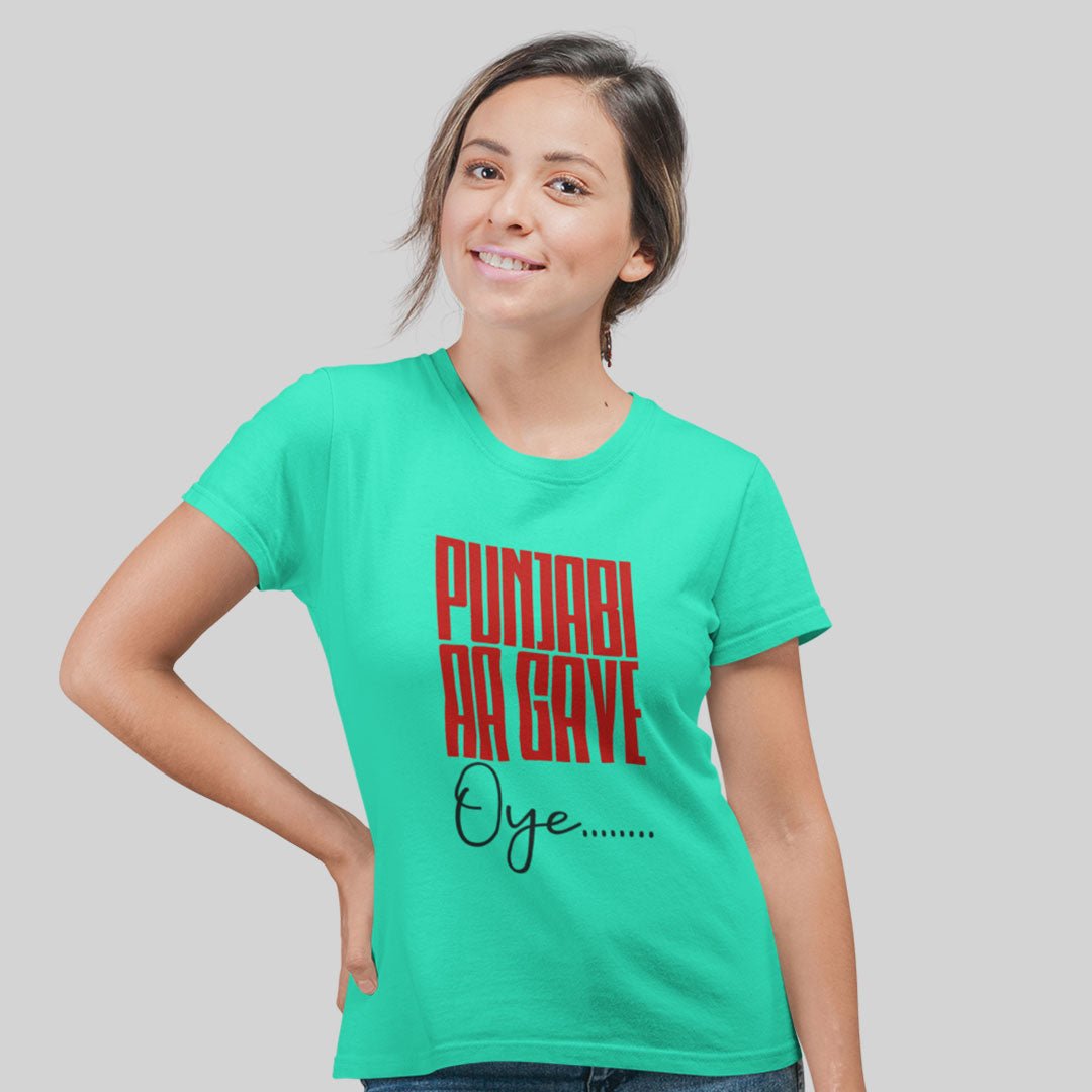 Punjabi Aagye Oye Women Tshirt