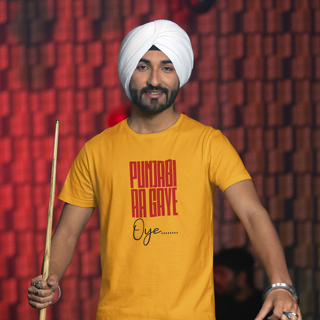 Punjabi Aagye Oye Men Tshirt