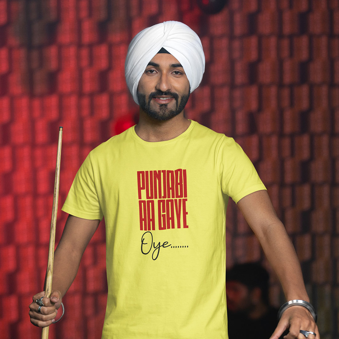 Punjabi Aagye Oye Men Tshirt