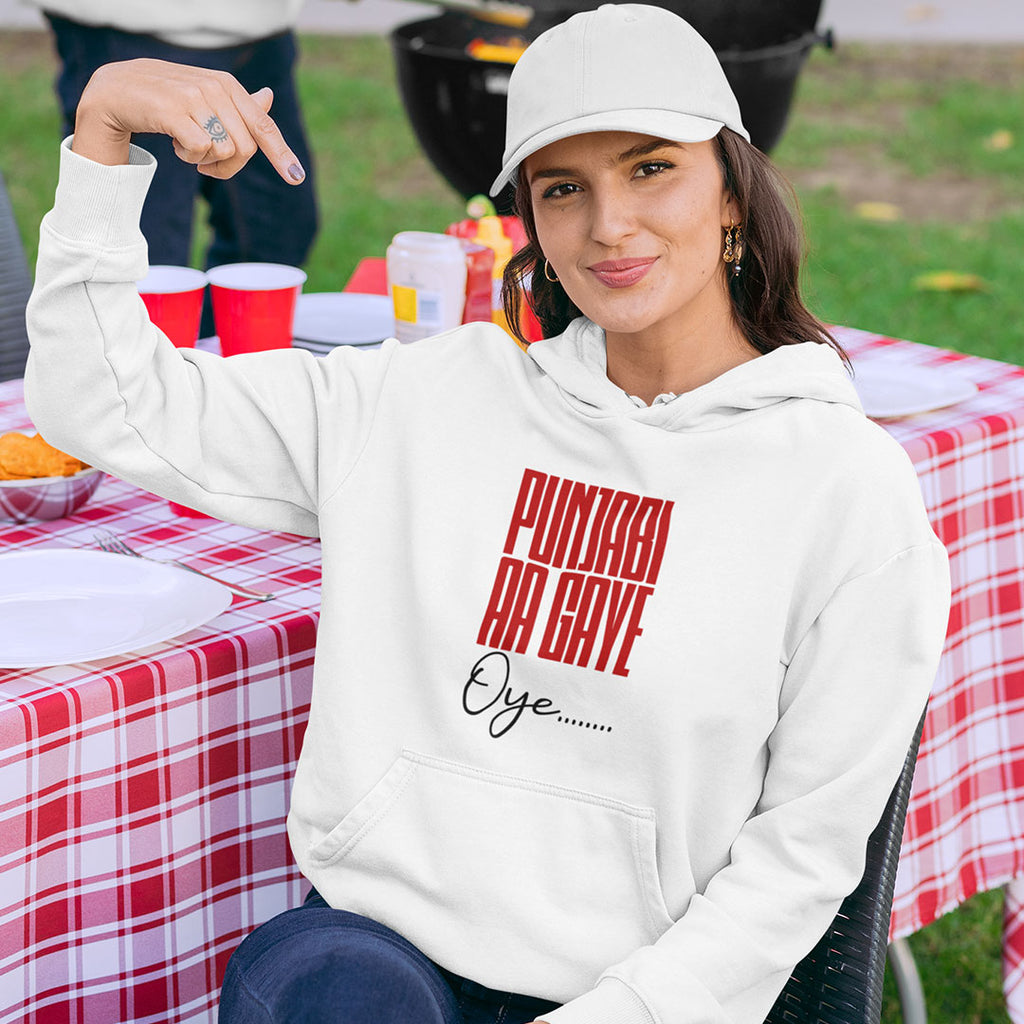 Punjabi Aagye Oye Women Hoodie