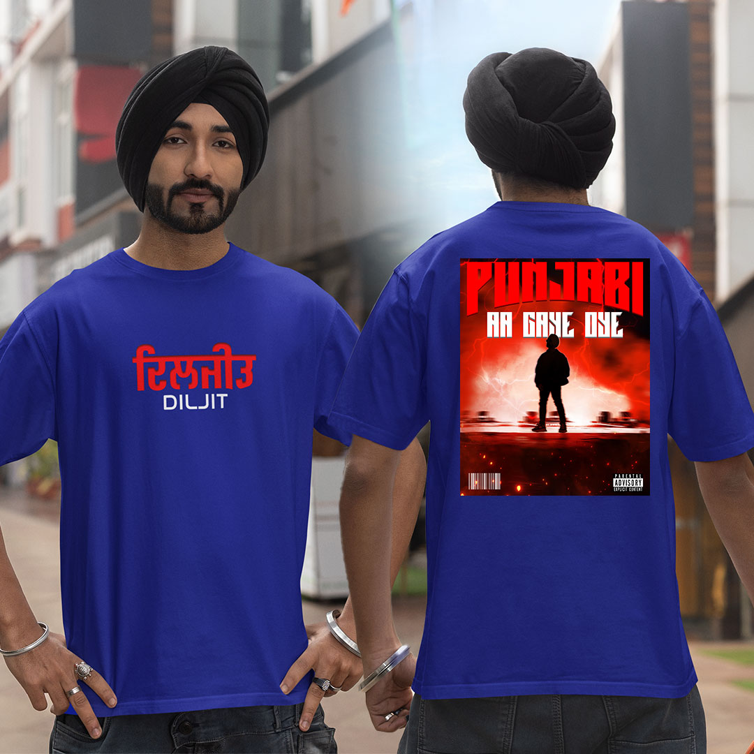 Punjabi Aa Gaye Oye - Diljit Dosanjh Oversized T-shirt