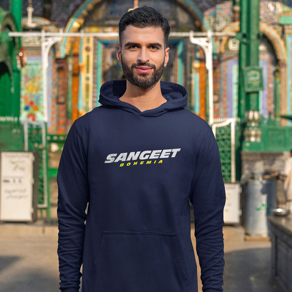 Sangeet Bohemia Song Blue Hoodie