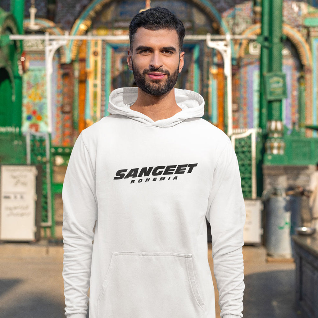 Sangeet Bohemia Song White Hoodie