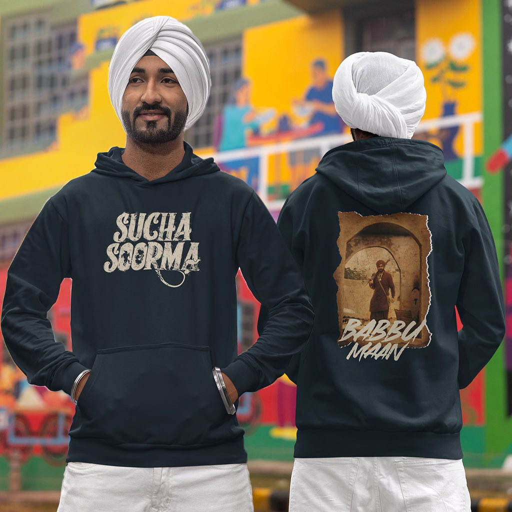 Sucha Soorma Babu Mann Men Hoodie