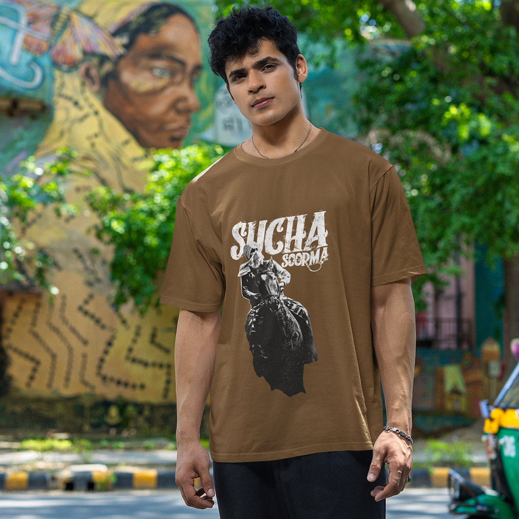 Sucha Soorma  Men Oversized T Shirt