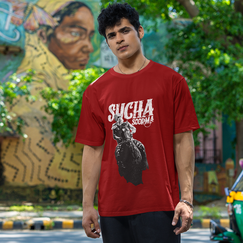 Sucha Soorma  Men Oversized T Shirt