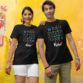 Tic Tac Toe Black Couple T Shirt 
