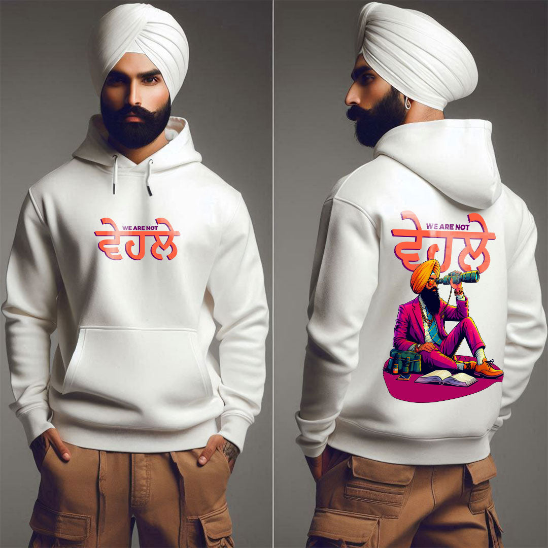 We are Not Velle Men Punjabi Hoodie