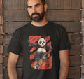 Panda - Men Graphic Lycra T-Shirt