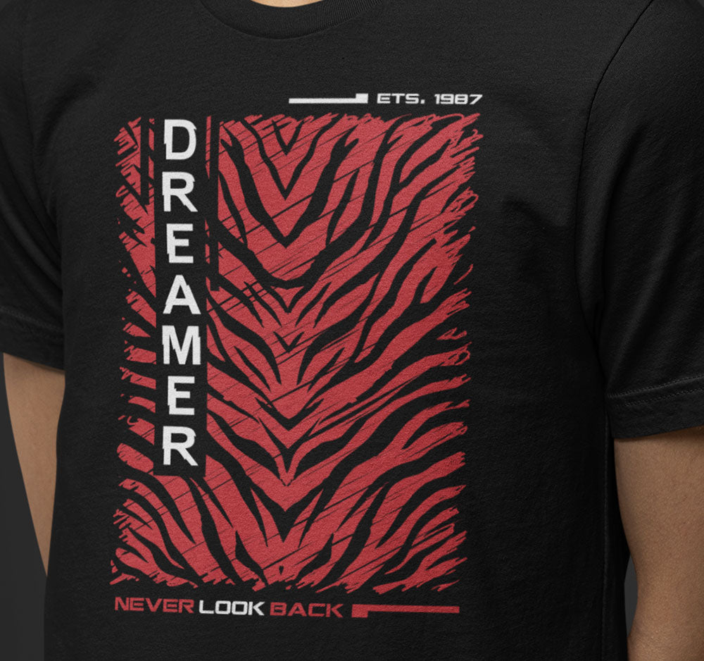 Dreamer - Women Graphic Lycra T-Shirt
