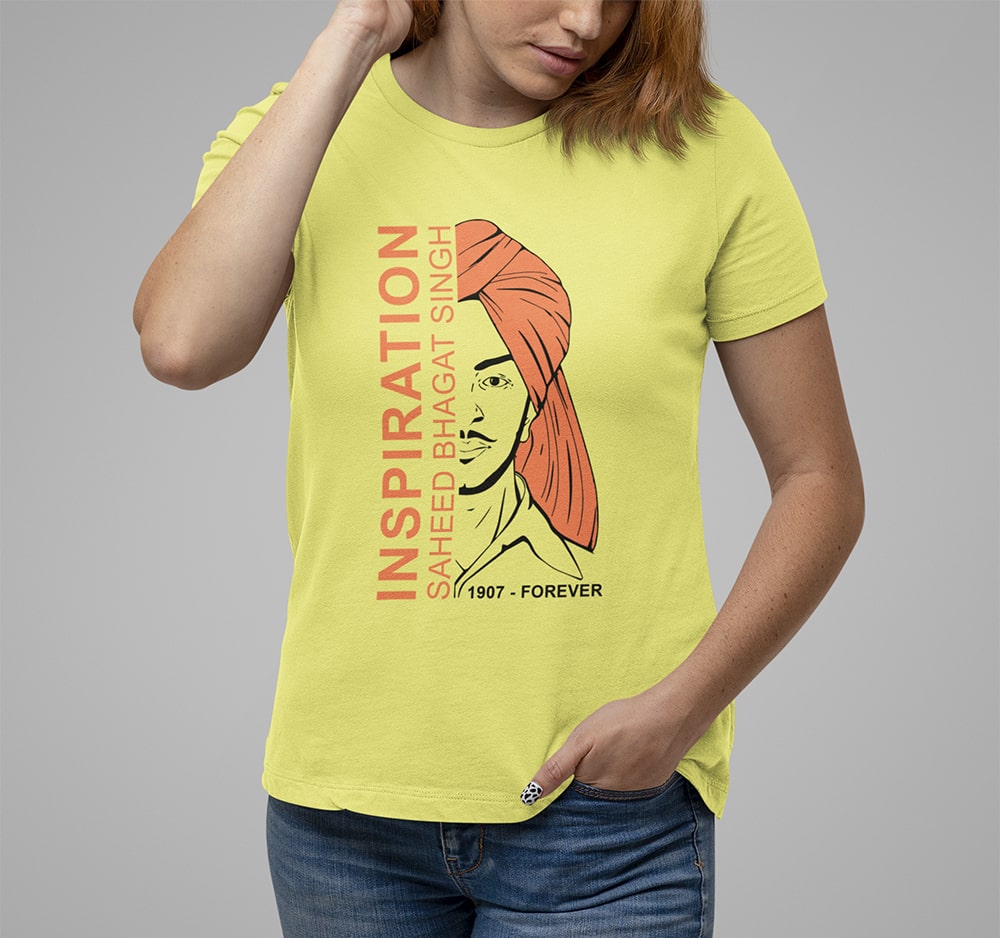 Bhagat Singh T Shirt - Women
