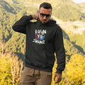 Born To Shine Men Punjabi Hoodie
