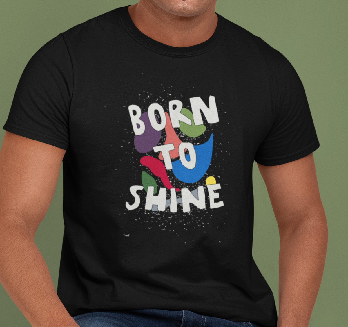 Born to Shine Diljit Dosanjh Men Punjabi T Shirts