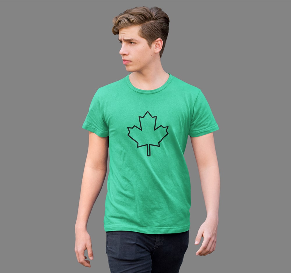 Canada Leaf - Men Punjabi T Shirt