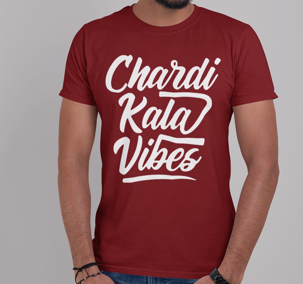 Chardi Kala Vibes - Men Punjabi T Shirts