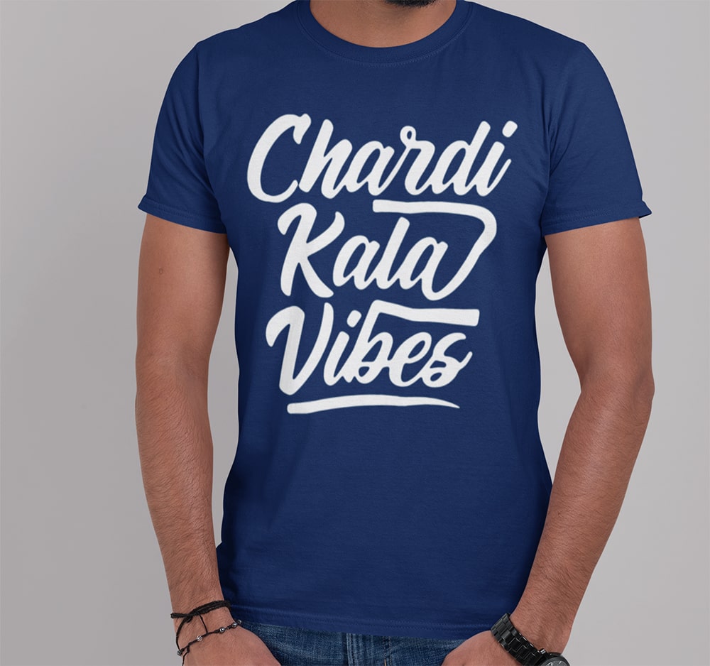 Chardi Kala Vibes - Men Punjabi T Shirts