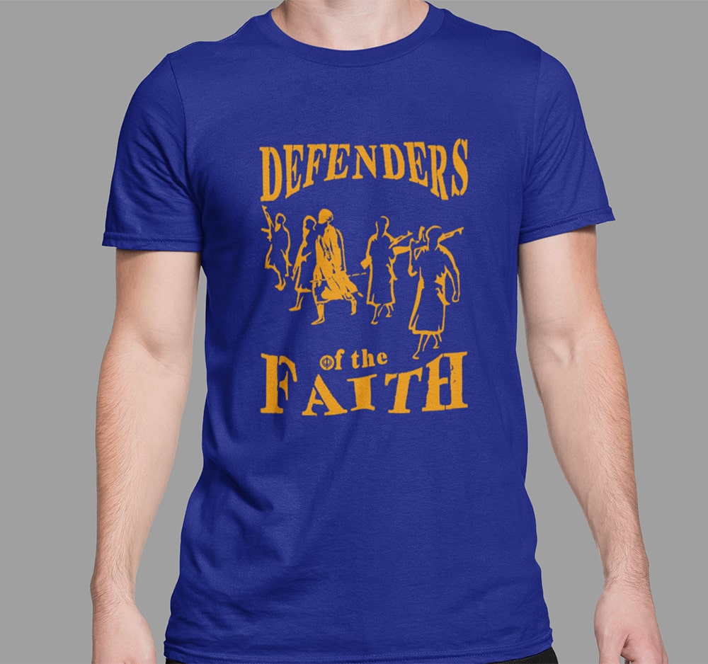 Defenders Of The Faith - Men Punjabi T Shirts