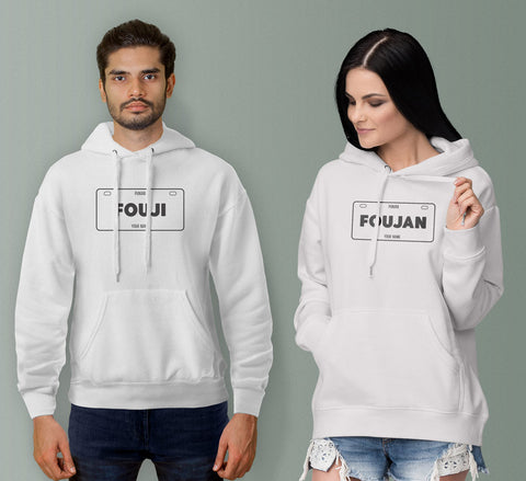 Fouji Foujan Couple Hoodies